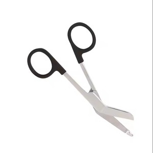 Tijeras de vendaje Lister de titanio multicolor | Instrumentos quirúrgicos de acero inoxidable con hoja afilada | Equipo médico - Product Image 5