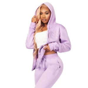 Survêtement empilé pour femmes personnalisable de qualité supérieure-Tissu léger et durable, parfait pour le fitness et la mode - Product Image 4