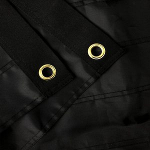 ธงชาติอเมริกันสีดำทั้งหมด ขนาด 3x5 ฟุต ผลิตในสหรัฐอเมริกา ดาวปักอย่างดี แถบผ้าเย็บสองชั้น พร้อมห่วงทองเหลือง 2 จุด คุณภาพหนา - Product Image 2