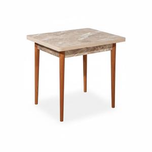 Dining <b>Table</b> Set Modern Handmade 6 <b>Chairs</b> Tempered Glass Top Metal Legs Chipboard Eco-Friendly Durable Economic Set - Product Image 3