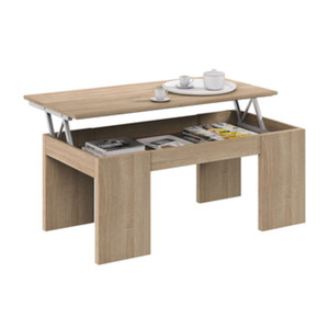 Kit de Mesa Elevable para Café 43x100x50h, Madera de Roble Canadiense - Product Image 1