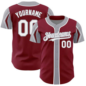 Camisetas de béisbol personalizadas de primera calidad para equipos competitivos con gráficos totalmente personalizables en color y logotipos bordados OEM 2025 - Product Image 2