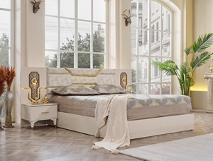 ชุดห้องนอนที่สะดวกสบายสำหรับโฮมออฟฟิศ โรงแรม วิลล่า บ้านไร่ เฟอร์นิเจอร์สวยงามสำหรับการนอนหลับ - Product Image 2