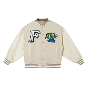 Chaquetas Varsity Personalizadas con Bordado de Moda Invernal, Chaqueta Varsity Bordada de Fabricación Personalizada - Product Image 4