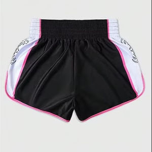 Polyester Sublimation imprimé Kick Boxing pantalon hommes femme Muay Thai court personnalisé Mma Shorts pour la vente en gros - Product Image 1