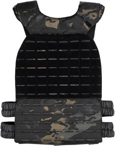 Chaleco de entrenamiento Alpha Elite Armadura de nailon de peso ajustable para CrossFit HIIT Running Powerlifting Resistencia Fuerza de cuerpo completo - Product Image 6