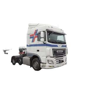 Good Condition 2024 6x2 Heavy-Duty Tractor Head 460HP Diesel Engine Automatic Gearbox <b>Sun</b> <b>Visor</b> Double PTO Ready for Work - Product Image 1