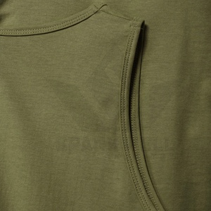 <b>Men's</b> Olive <b>Green</b> Knitted Tank <b>Top</b> O-Neck Sleeveless Solid Color Breathable Casual Gym Fitness Workout Muscle Athletic Vest - Product Image 6