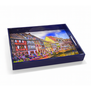 Sang Trọng Việt Nam Sơn Mài Khay Handmade Bóng Sơn Mài Khay Cho Khu Nghỉ Mát Và Biệt Thự Trang Trí Nhà Sản Xuất OEM - Product Image 5