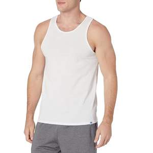 Unisex <b>Vest</b> Good Quality Custom Graphic Printed Breathable Knitted Gym Wear Streetwear Tank Top in <b>White</b> for <b>Men</b> - Product Image 5