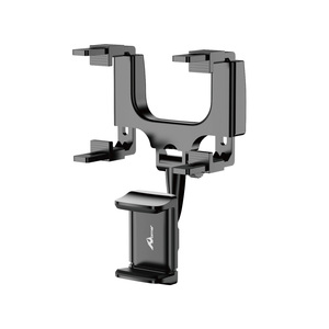 DIGITALOME SP-217 Vente Chaude Universel Téléphone Portable Support De Voiture 360 Rotatif Flexible Rétroviseur Noir Miroir Support De Téléphone - Product Image 1