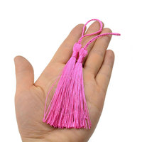 Gland de corde de coton personnalisé pour rideau utilisation de vêtement décoratif glands de bracelet d'amitié tissé à vendre