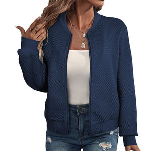 Chaquetas Bomber para Mujer en Color Sólido y Estampado, Último Estilo 2026, Chaquetas Bomber Transpirables y Cómodas para Mujer en Venta - Product Image 1