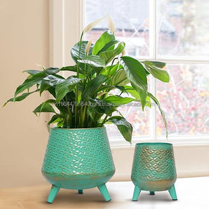 ชาวไร่ดอกไม้โลหะออกแบบนูนสร้างสรรค์พร้อมขาตั้งสําหรับตกแต่งบ้านสวน - Product Image 4