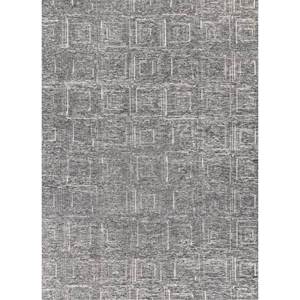 Tapis en laine noué à la main Aprezo Ivory, motif géométrique, tapis de salon rectangulaire, tapis de couloir pour entrée PKWL-1099 - Product Image 1