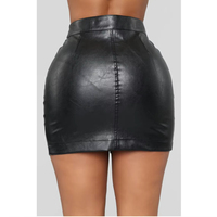 Meistverkaufter Hochwertiger Echtleder Winter Vintage Rock Damen Knitterfreier Natürlicher Taillenbund Langer Rock A-Linien-Design