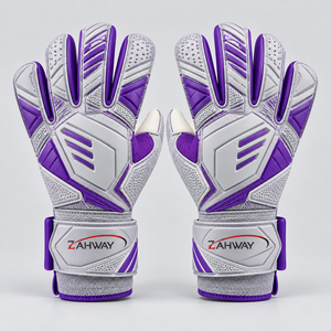 Most Selling Football Goalkeeper Gloves PU Leather Non-Slip <b>Finger</b> Protection Adjustable Wrist <b>Strap</b> Unisex Sports Gloves - Product Image 3