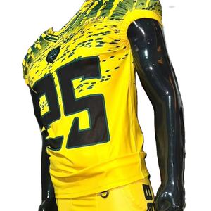 เสื้อฟุตบอลอเมริกันสำหรับผู้ปกครองเสื้อยืดปักลายทแยงขนาดพิเศษออกแบบได้ตามต้องการระบายอากาศได้จริง - Product Image 1