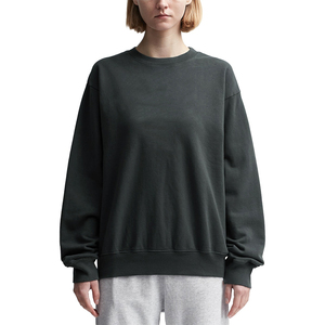 Sudadera de cuello redondo con estampado en relieve para mujer personalizada de alta calidad, ropa de calle cómoda, Sudadera con capucha y logotipo frontal para estilo informal de invierno - Product Image 1