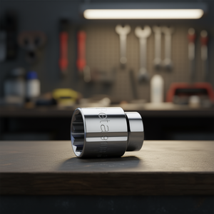 Chiavi a bussola poligonali cromate con attacco quadrato femmina da 3/8 di pollice - Product Image 3