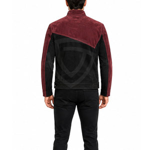 Elegant <b>Suede</b> Leather <b>Jacket</b> Designed For <b>Men</b> With Smooth Finish Comfortable Fit Classic Collar And Versatile Casual Outerwear - Product Image 4