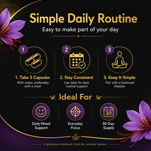 Premium Crocus Sativus <strong>Saffron</strong> Extract 88.5mg L-Theanine Capsules for Emotional Balance &amp; Daily Wellness Support OEM - Product Image 2
