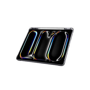 Coque arrière Netzy 2025 M3 pour iPad Air 13 Blanc en TPU protecteur avec compartiment pour stylets et support - Product Image 6