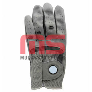 Gant de golf unisexe 100% de haute qualité en cuir véritable de haute qualité pour hommes avec logo personnalisé - Product Image 3