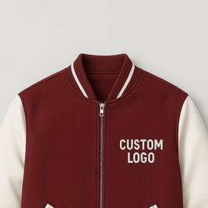 Chaqueta Universitaria de Lana Unisex Personalizada de Alta Calidad, Resistente al Viento, Transpirable, Gruesa para Invierno, Estilo Letterman, Etiqueta Privada, Venta al Por Mayor - Product Image 3