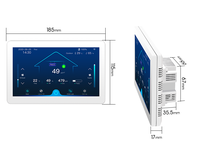 Contrôleur intelligent de système d'air frais à écran tactile de 7 pouces, adapté aux bâtiments résidentiels et commerciaux ERV