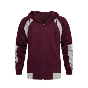 Conjunto de chándal apilado personalizado para hombre con cremallera superior y joggers ideal para entrenamiento de gimnasia, deportes o ropa casual. - Product Image 3