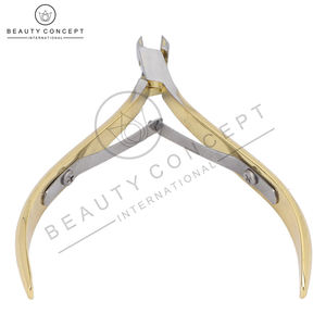 Golden Cuticle Nippers with Two Springs 7 mm Cuticle Cutter Cuticle Nippers Stainless Steel with Sharp and Smooth Cut - Product Image 6