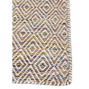 พรมลายเรขาคณิต Abrash Adwv-13047 ทำจากขนสัตว์และใยวิสโคส สีชมพูและสีม่วง สำหรับใช้ในบ้าน - Product Image 4