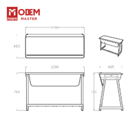 MINYI BAND Ensemble de table et de chaise d'étude en plastique de premier rang, mobilier de classe pour les élèves du collège, les adultes, les écoles, les enseignants