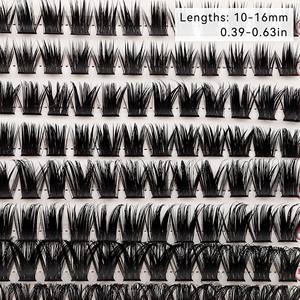 Juego de Pestañas Postizas Individuales DIY, 160 Piezas, Calidad Premium, Naturales, Largas, Curvatura C, Banda de Plástico, 0.07 mm, Hechas a Máquina - Product Image 4