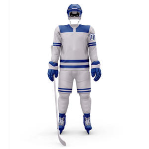 Maillots de hockey personnalisés unisexe adulte matériau polyester à séchage rapide idéal pour l'entraînement en équipe et la compétition - Product Image 5
