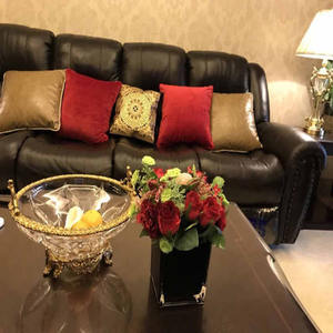 Assiette de fruits en cristal en laiton de luxe grande maison hôtel Table décoration accessoire artisanat métal Art pour les mariages Ramadan nouveau - Product Image 4