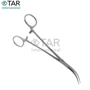 Bengolea pince à artères incurvée 1x2 dents 26.0cm pince en acier inoxydable de haute qualité procédures chirurgicales incurvées Instruments médicaux - Product Image 3