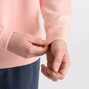 เสื้อฮู้ดดี้ทรงโอเวอร์ไซส์แบบสวมใส่สบาย แขนยาวพิเศษ เหมาะสำหรับใส่เล่นกีฬาในฤดูหนาว ผลิตจากผ้าฝ้ายฟลีซ 100% ระบายอากาศได้ดีและเป็นมิตรต่อสิ่งแวดล้อม - Product Image 6