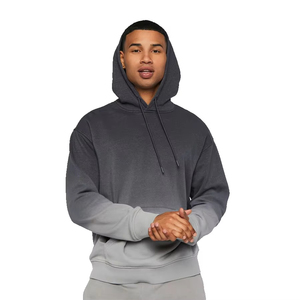 Venta al por mayor 500Gsm 100% Algodón Hombres Sudadera con capucha de gran tamaño Bordado Invierno Fleece Suéter en blanco con capucha gruesa - Product Image 1