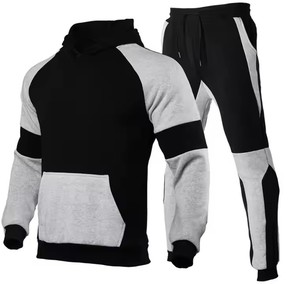 Survêtement d'entraînement personnalisable 100% coton de qualité supérieure pour hommes Nouveau style Séchage rapide Respirant Grande taille pour l'hiver - Product Image 3