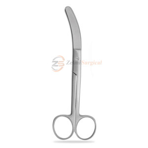 Tijeras Curvas Umbilicales Busch Profesionales Más Vendidas, Instrumentos Quirúrgicos de Acero Inoxidable ZELMI SURGICAL de Alta Calidad - Product Image 4