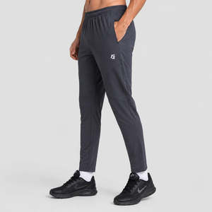 Pantalones LimitFlex Clásicos Formales de Tela de Lana, Corte Regular, Talla XL, Pantalones Holgados con Decoración de Cremallera, Rectos, Grises, Ligeros - Product Image 1