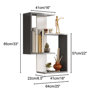 Lisbon Contemporary Wall <b>Shelf</b> Elegant Stylish and Modern Design European Style Furniture <b>for</b> Office Home Hotel and Living Room - Product Image 5