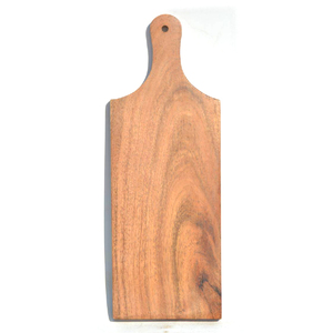 Tabla de cortar de madera dura natural con superficie pulida Ideal para cortar frutas, verduras, queso y carne fácilmente - Product Image 5