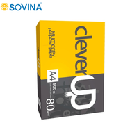 Grosir Clever up kertas fotokopi A4 80 Gsm 92% putih 210X297mm desain hutan pinus