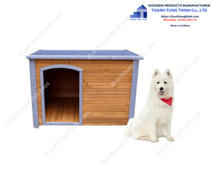 2024บ้านสุนัขขนาดใหญ่ทำจากไม้เวียดนามสินค้าใหม่ - Product Image 5