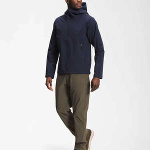 Veste de pluie respirante de haute qualité pour hommes avec capuche réglable 100% tissu en polyester veste imperméable grande taille pour une utilisation en extérieur - Product Image 6