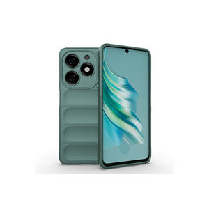 Coque en silicone TPU souple Netzy pour Infinix Hot 40i bleu marine avec motif ethnique et dos ajouré anti-traces de doigts - Product Image 2