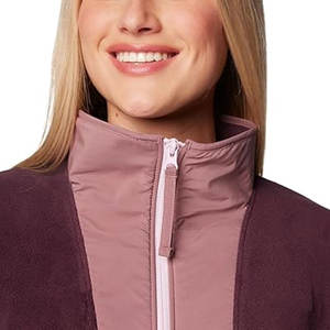 Recién llegado, sudaderas con media cremallera para mujer, diseño personalizado, cuello levantado, venta directa de fábrica en línea para la temporada de invierno, logotipo frontal - Product Image 5